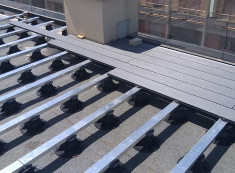 Decking Assembly Hotel Orazio Rome Italy